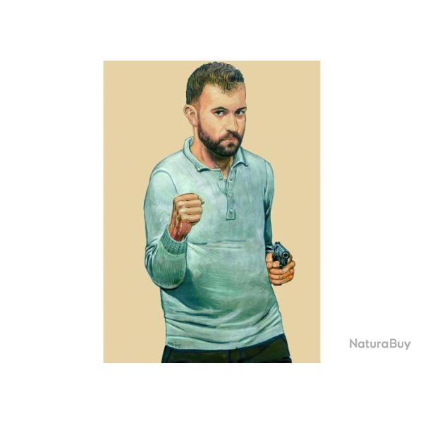 CIBLE PJ LIEGE N�19 88,5X63,5 - PAPIER - L'UNIT�