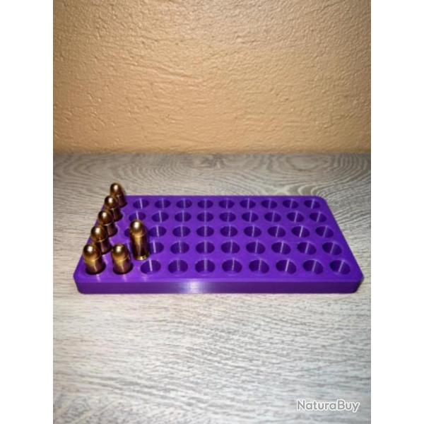 Plateau de rechargement violet optimis� pour les cartouches de 45 Acp ( 11,43 )