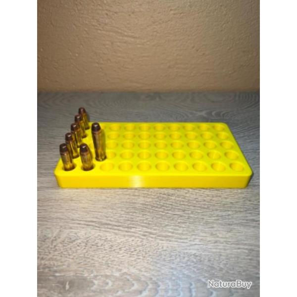 Plateau de rechargement jaune optimis� pour les cartouches de 38 sp�cial, 38 wadcutter, 357 magnum