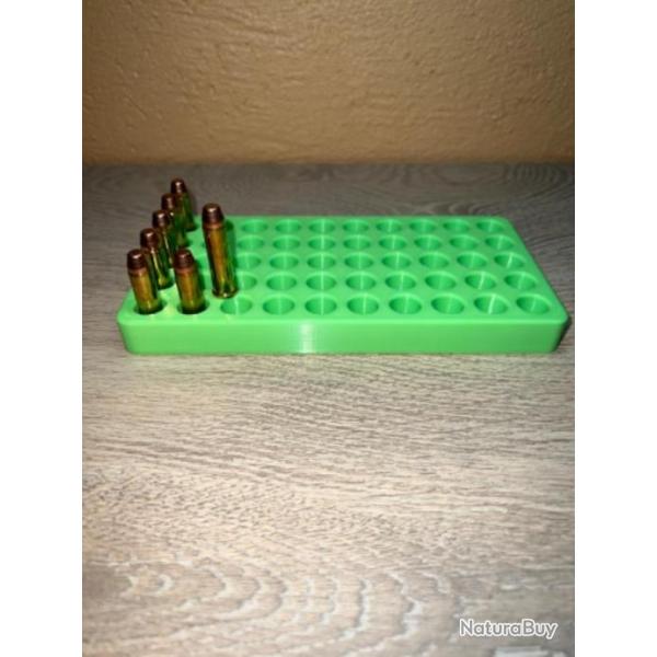 Plateau de rechargement vert clair pour les cartouches de 38 sp�cial, 38 wadcutter, 357 magnum