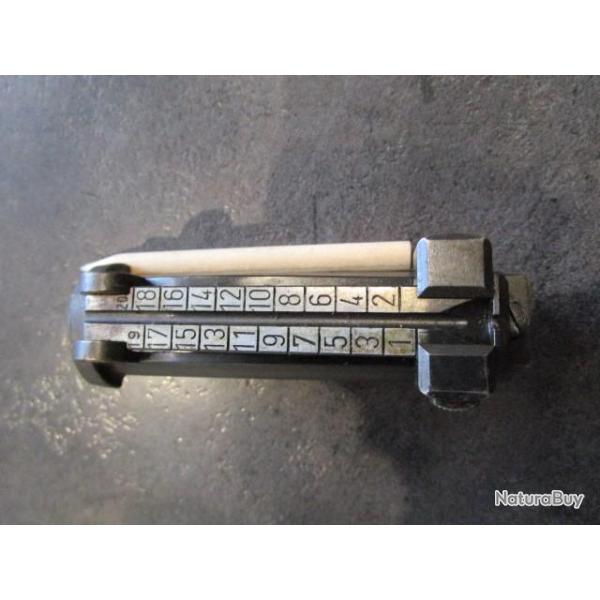 Hausse 100 % compl�te avec son embase pour Mauser 98K de la Wehrmacht