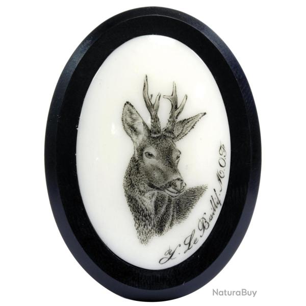 Calottes chevreuil aspect ivoire ou argent-Ivoire