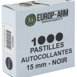 Pastilles autocollantes diam. 15 ou 19 mm - 1000 / Blanc / 19