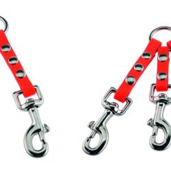 Coupleur double ou triple pour chiens - Helen Baud - Orange / 1.3 / 20