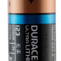 Pile Lithium CR123 3 volts - Duracell-CR123