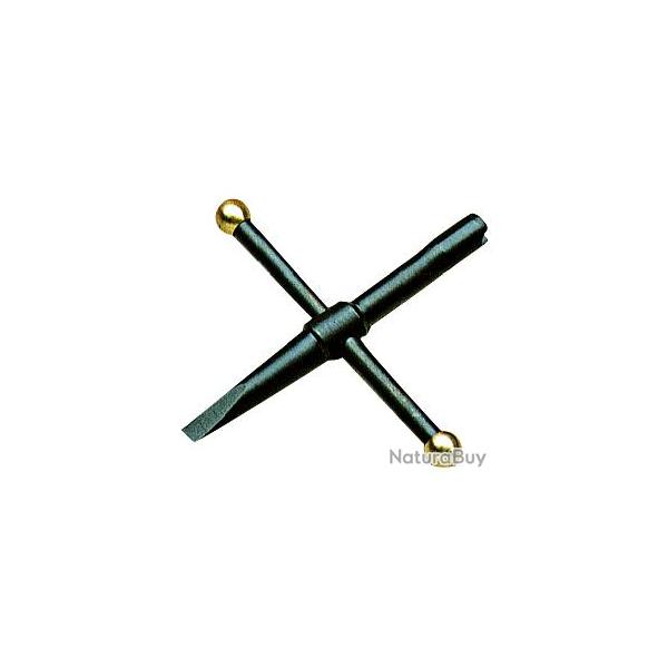 Cl� cruciforme 5 mm avec tournevis sp�cial revolver