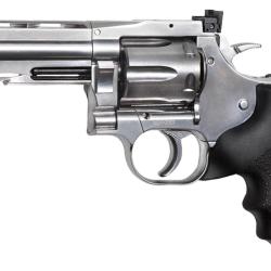 R&eacute;plique airsoft revolver Dan wesson 715 CO2 silver 4 Pouces - ASG