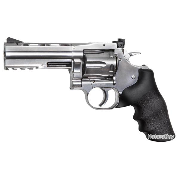R�plique airsoft revolver Dan wesson 715 CO2 silver 4 Pouces - ASG