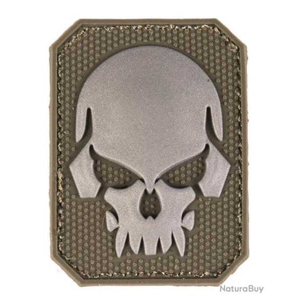 Patch PVC T�te de mort OD Green 6 x 4.5cm