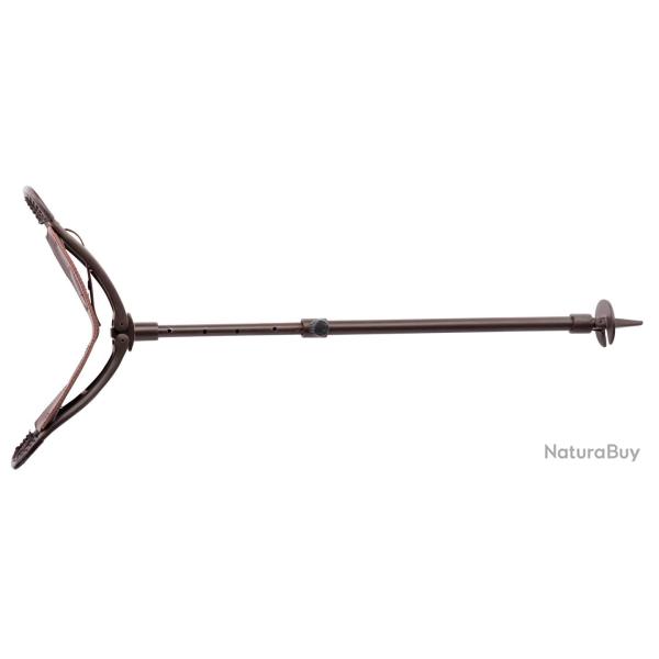 Canne-si�ge-CANNE SIEGE ALUMINIUM REGLABLE ASSISE EN CUIR T 60-90 CM