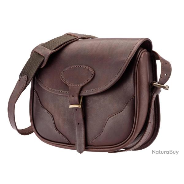 Sac � cartouches en cuir pleine fleur-SAC CARTOUCHES (x100)-POCHE PERMIS-CUIR PLEINE FLEUR-BRETELLE 