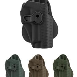 Holster rigide Quick Release pour P226 Droitier et Concorde Defender - Gris / Droitier