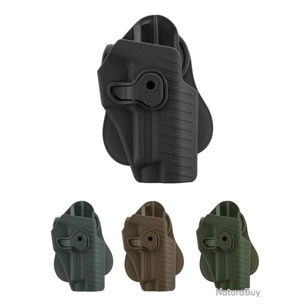 Holster rigide Quick Release pour P226 Droitier et Concorde Defender - Gris / Droitier