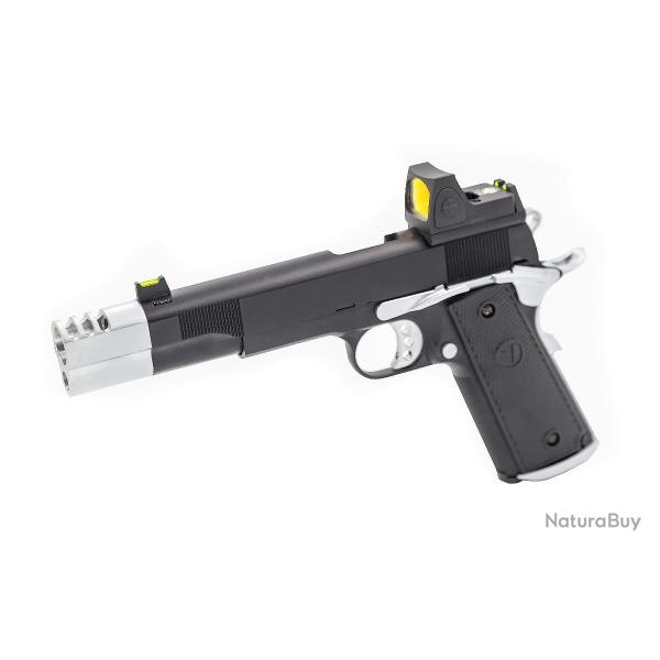 R�plique GBB gaz VORSK VP-X Noir / Chrome 1,0J + point rouge BDS