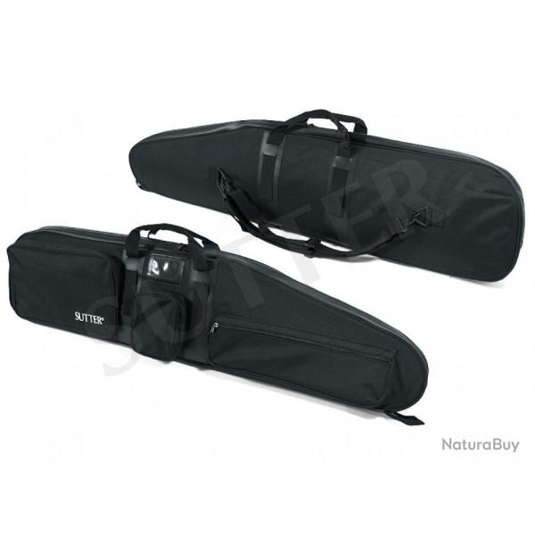 Housse Fusil et Fourreau Fusil 125x35x12cm Noir Se ferme � cl� Housse pour arme Mousse Protectrice