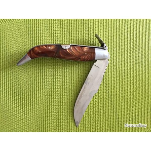 couteau Laguiole type Navaja � cran d'arr�t