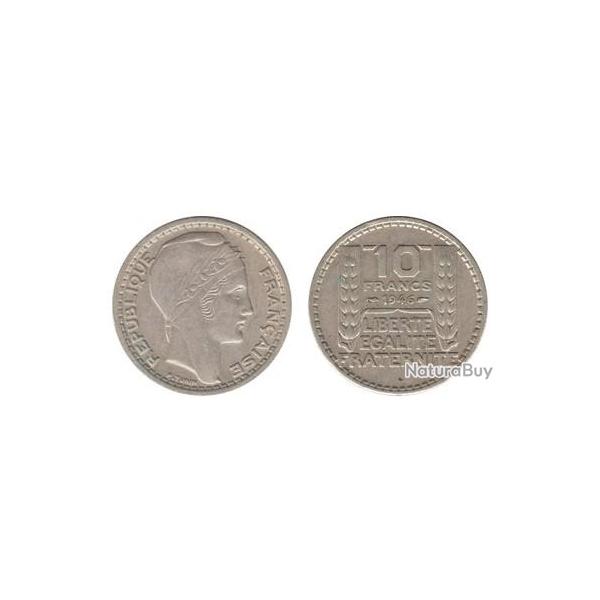 10 Francs Quatri�me R�publique (1946-1958) 1949  Profil droit de la Marianne RF