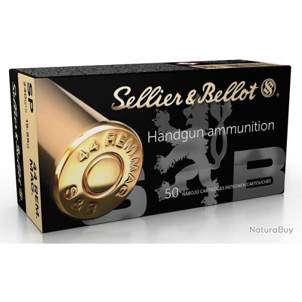 CARTOUCHES Sellier Bellot 44 REM. MAG. SP 15,55g