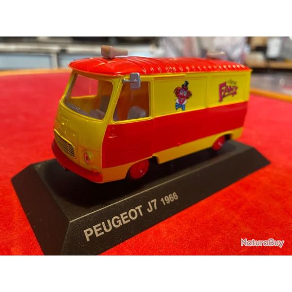 peugeot j7 1966 cirque fany 1/43e