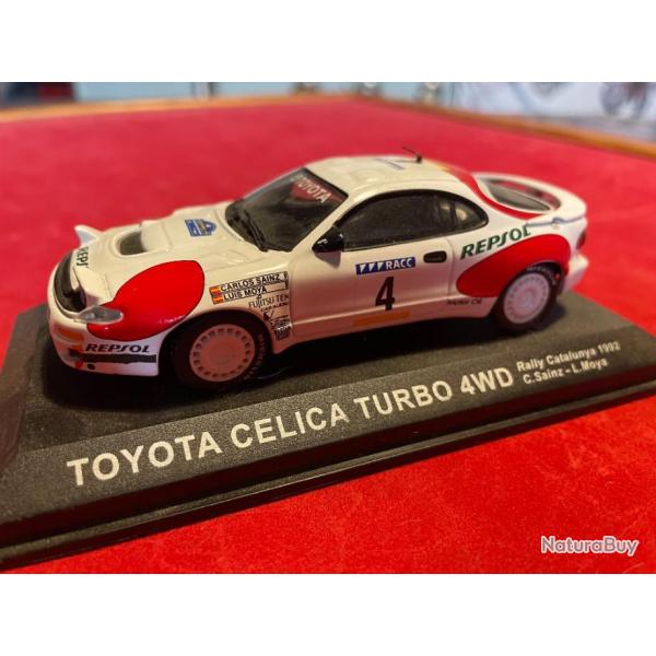 toyota celica turbo 4 wd rallye catalunya 1992 1/43e