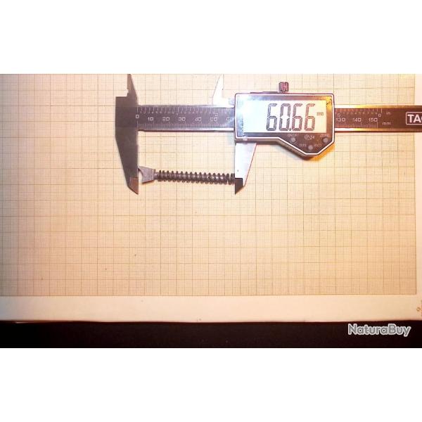 Ressort  d'armes de collection   N� 243 L.60X66 mm model rare