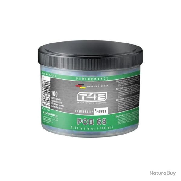 Billes paintball bleu T4E - Cal.68 Default Title