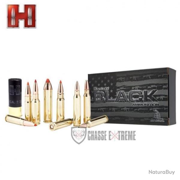 20 Munitions HORNADY Cal 300 Blackout 110Gr V-Max Black