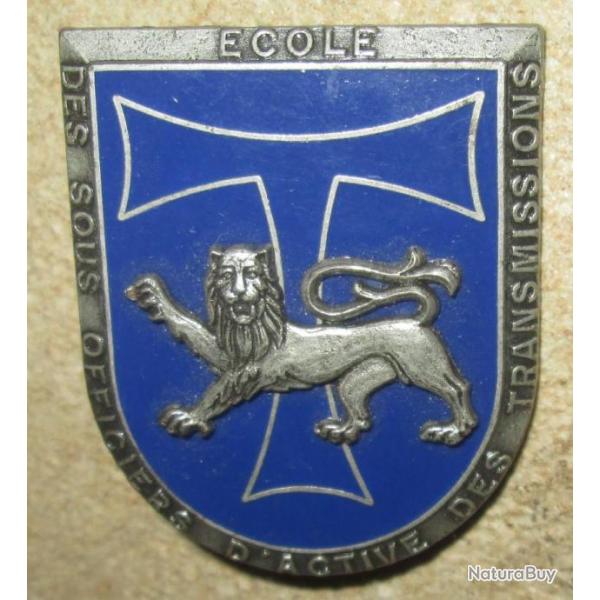 Ecole des Sous Officiers d'Active Transmissions, lion en relief