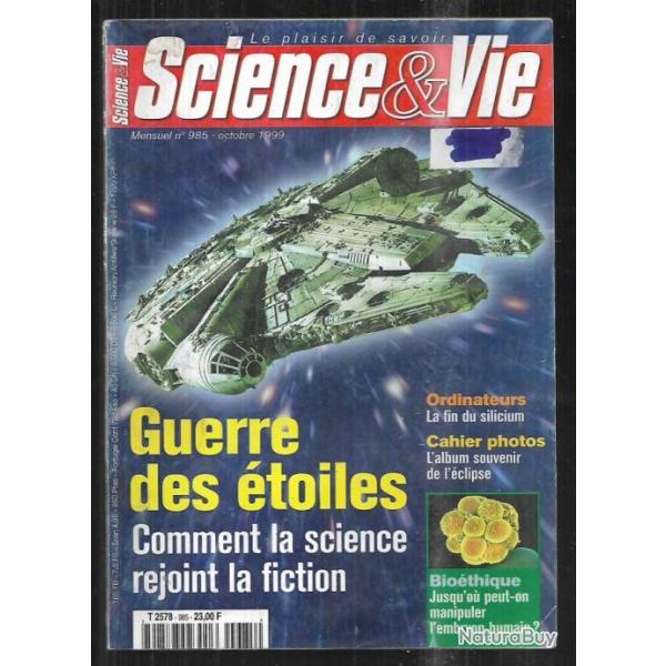 science et vie mai 985 guerre des toiles , rvolution mdicale XXe sicle , l'clipse , silicium