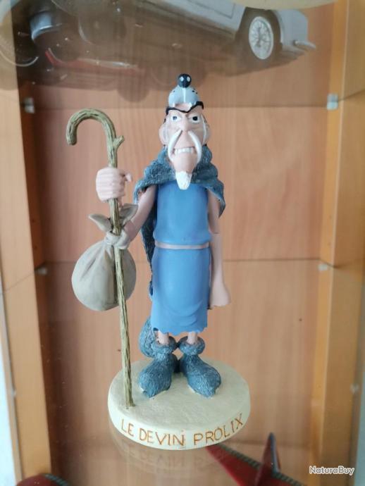 Grande Figurine Astérix - Prolix Le Devin - Résine - Hachette - Uderzo Goscinny