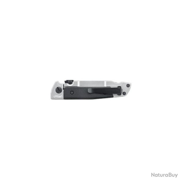 Couteau pliant Walther Q5 Steel Frame - black serrated