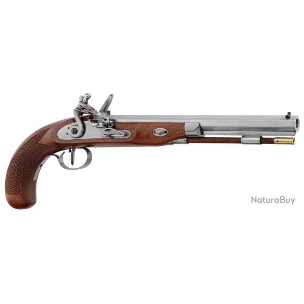 Pistolet Charles Moore Target � silex cal. 44