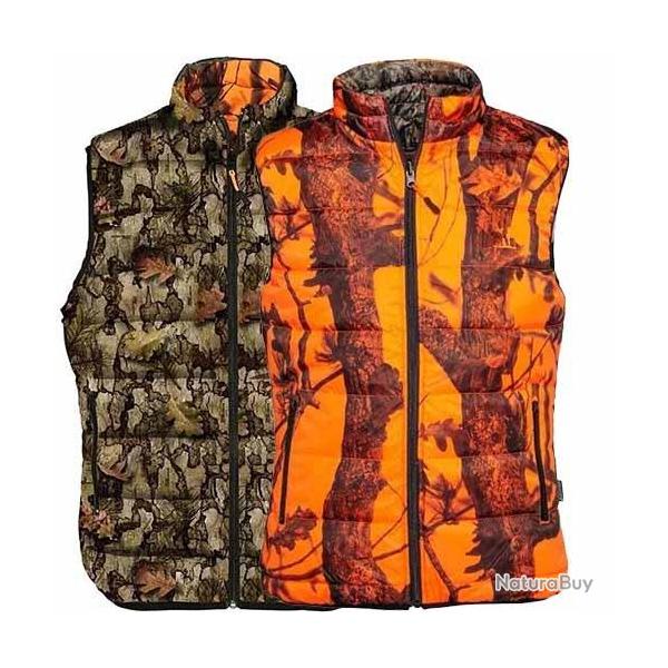 Gilet de chasse sans manches chaud r�versible Barkam Percussion