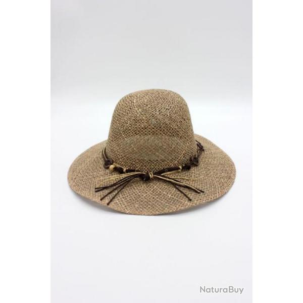Chapeau de paille � bord long (3)