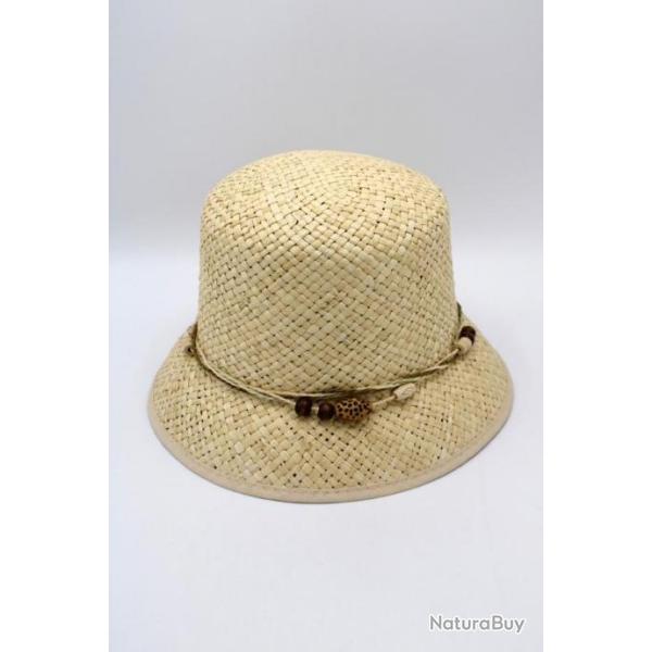 Chapeau de paille  bord court (3)