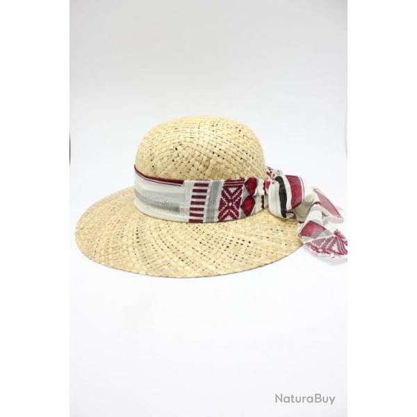Chapeau de paille � bord moyen (1)