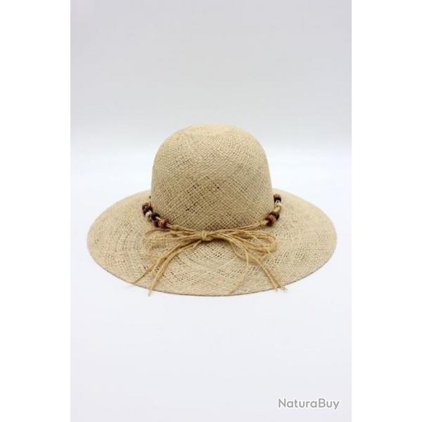 Chapeau de paille � bord moyen