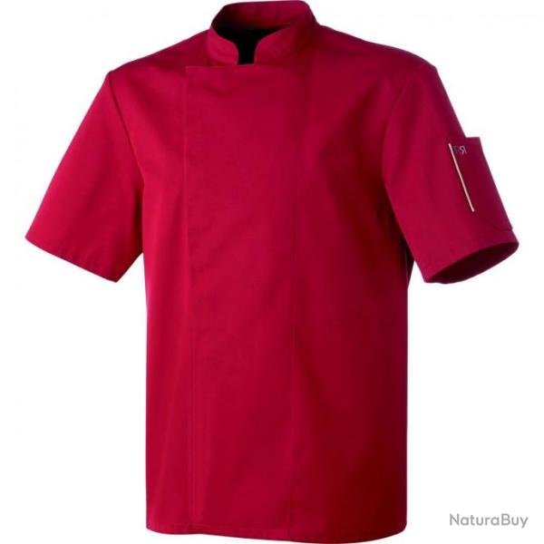 Veste de cuisine mixte manches courtes ou longues Robur NERO MC/ML Bordeaux Manches courtes 2 / M