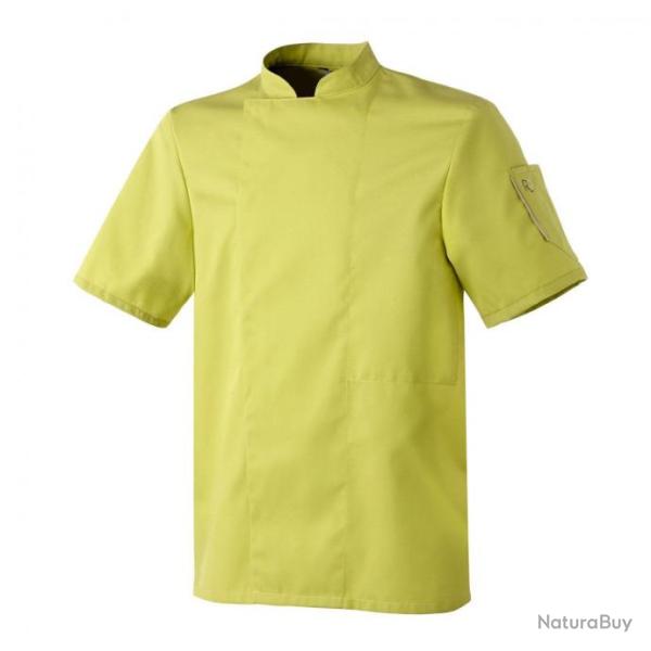 Veste de cuisine mixte manches courtes ou longues Robur NERO MC/ML Manches courtes Pistache 4 / XL