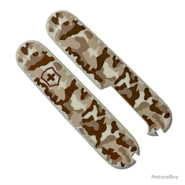Plaquettes couteau suisse 91 mm, Couleur camouflage d�sert [Victorinox]