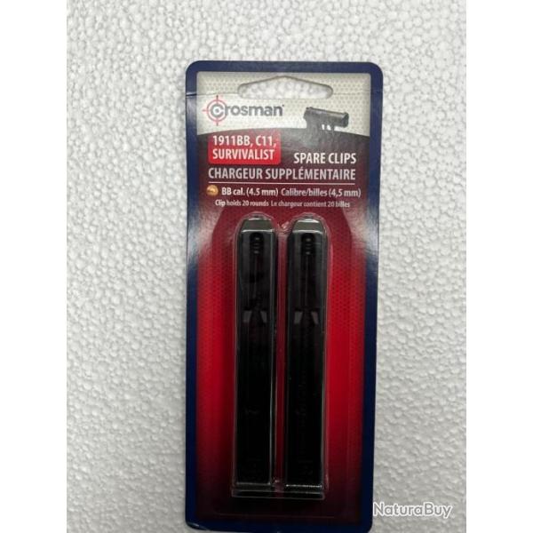 CHARGEUR SUPPLEMENTAIRE POUR CROSMAN 1911BB C11 4.5MM