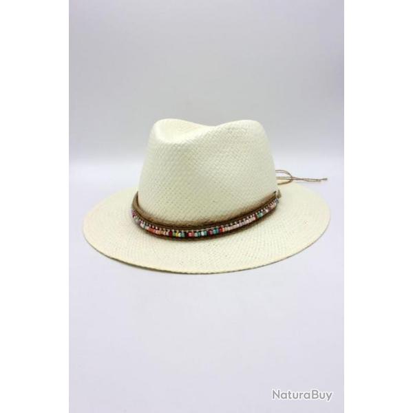 Chapeau de paille � bord moyen (6)