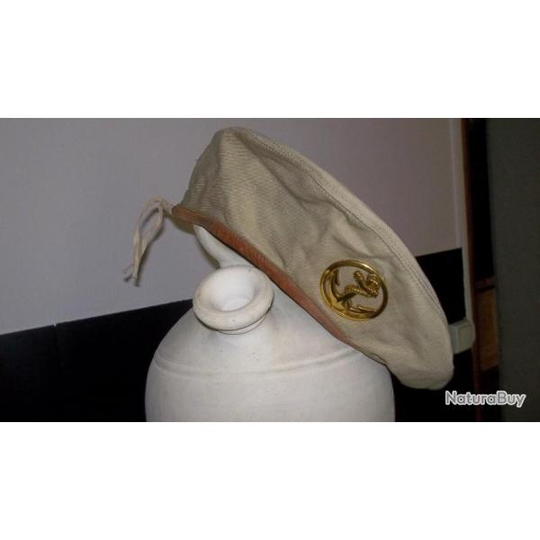 ancien beret afn troupes de marine