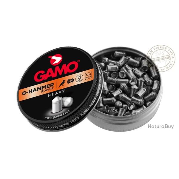 Plombs GAMO G-Hammer - 4,5mm - 2 x 200