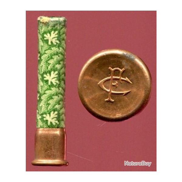 9 mm Flobert double charge - Cartoucherie Fran�aise - motifs floraux verts