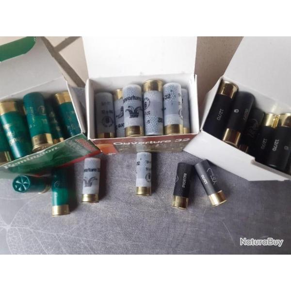 Lot de 75  Cartouches en 6 et 7 et 9