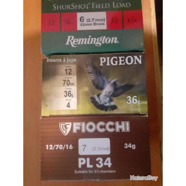 Lot de 75  Cartouches en 4.  6 et 7