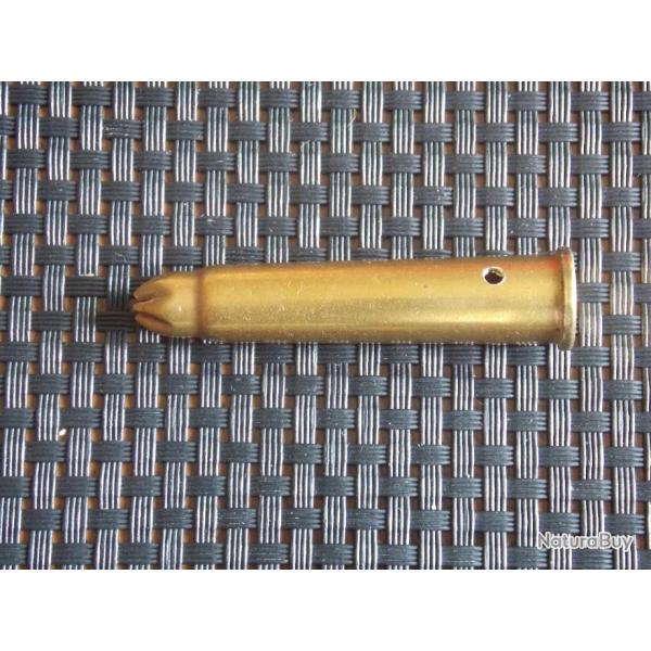 7,7 x 56 R - 303 BRITISH  - propulsive -  tui laiton ferm par 6 plis - sans marquage au culot