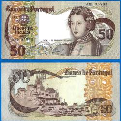 Portugal 50 Escudos 1980 Billet Escudo Europe Infanta D Maria