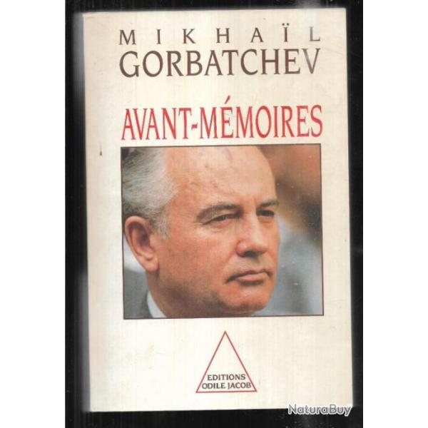 mikhail gorbatchev avant-m�moires autobiographie